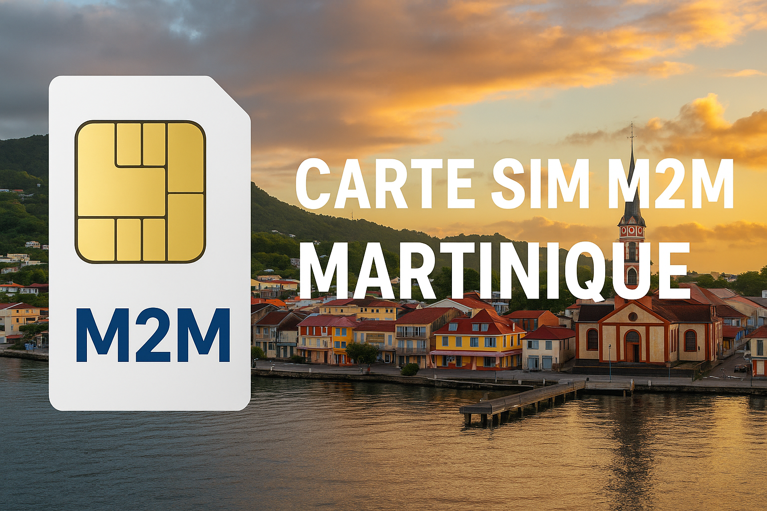 Carte SIM M2M Martinique